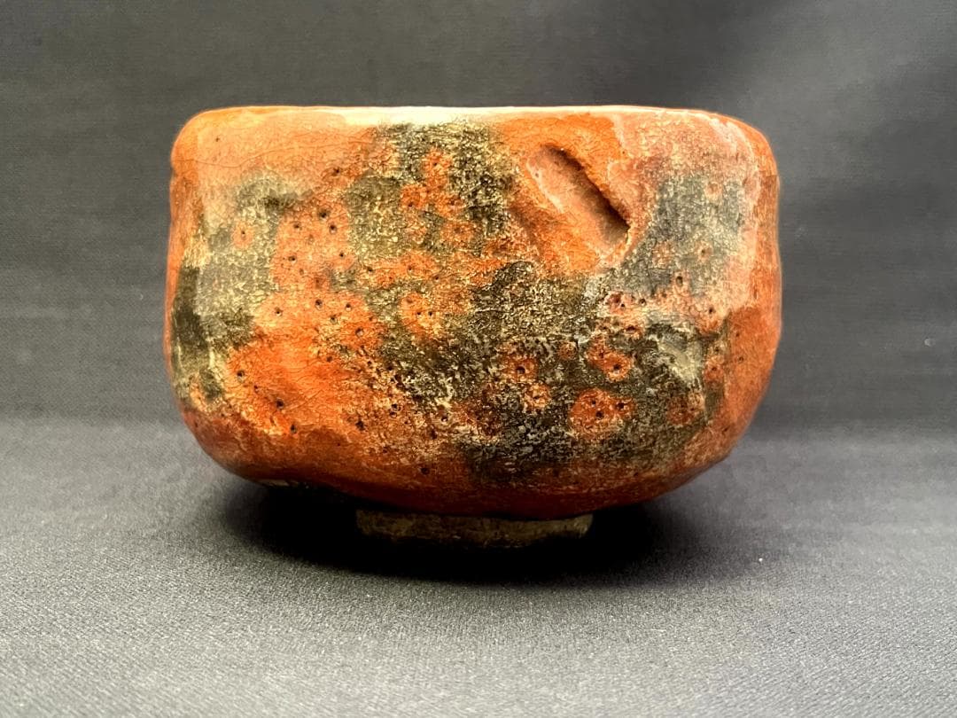 茶碗■古赤楽 かなり時代のある楽焼 江戸期 古い抹茶碗 宋光 時代物 骨董品■