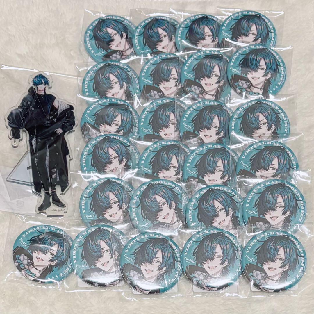 FouRTe Project デビュー記念グッズ 翠凰稜巳 アクスタ 缶バッジ