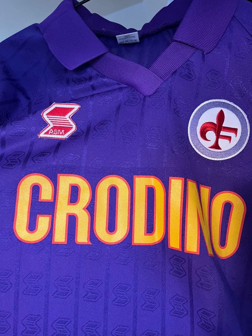 ロベルト・バッジョ、サイン入り フィオレンティーナ時代の直筆サイン入りユニホーム