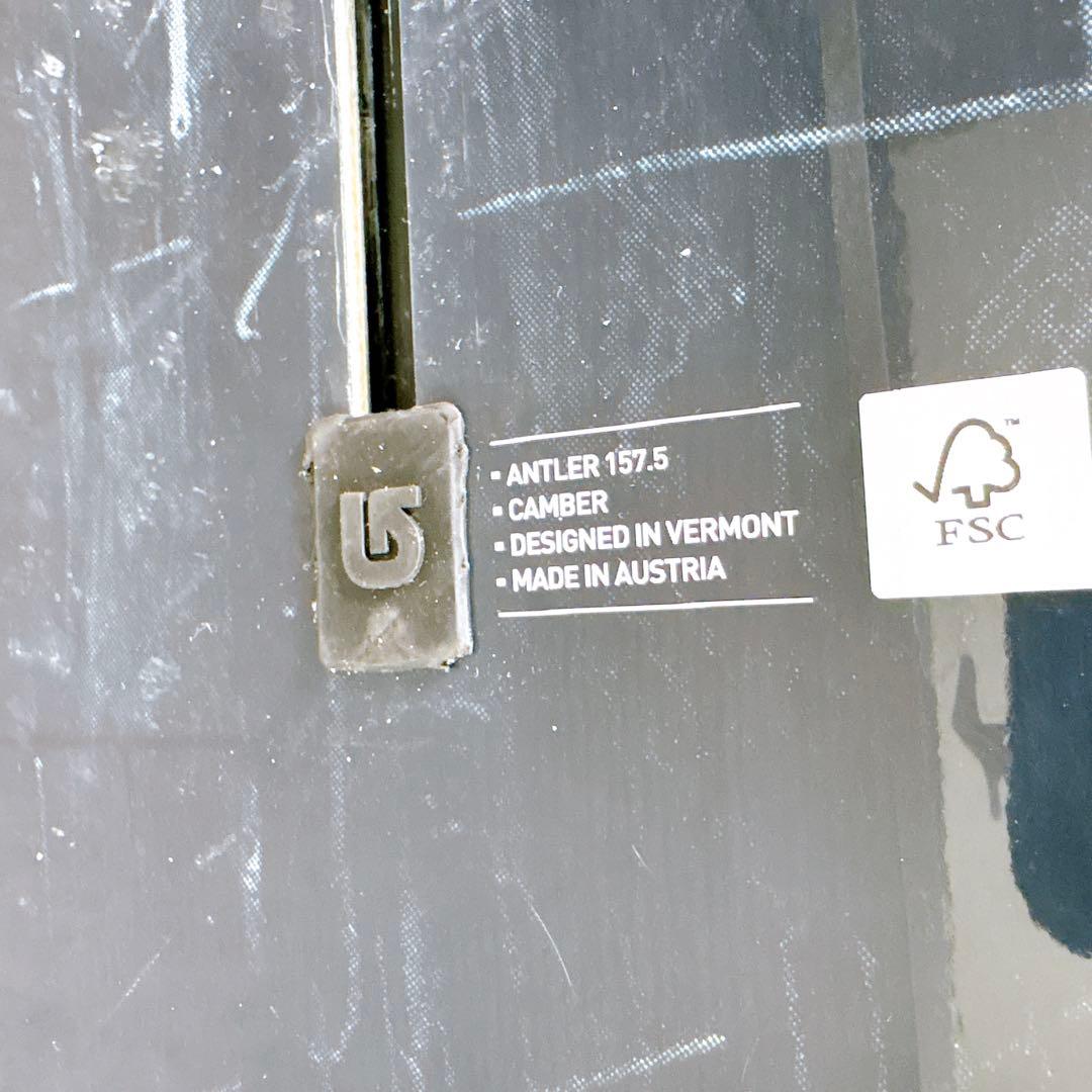 【BURTON2点セット】メンズスノーボード　バートン157.5cm バイン付き