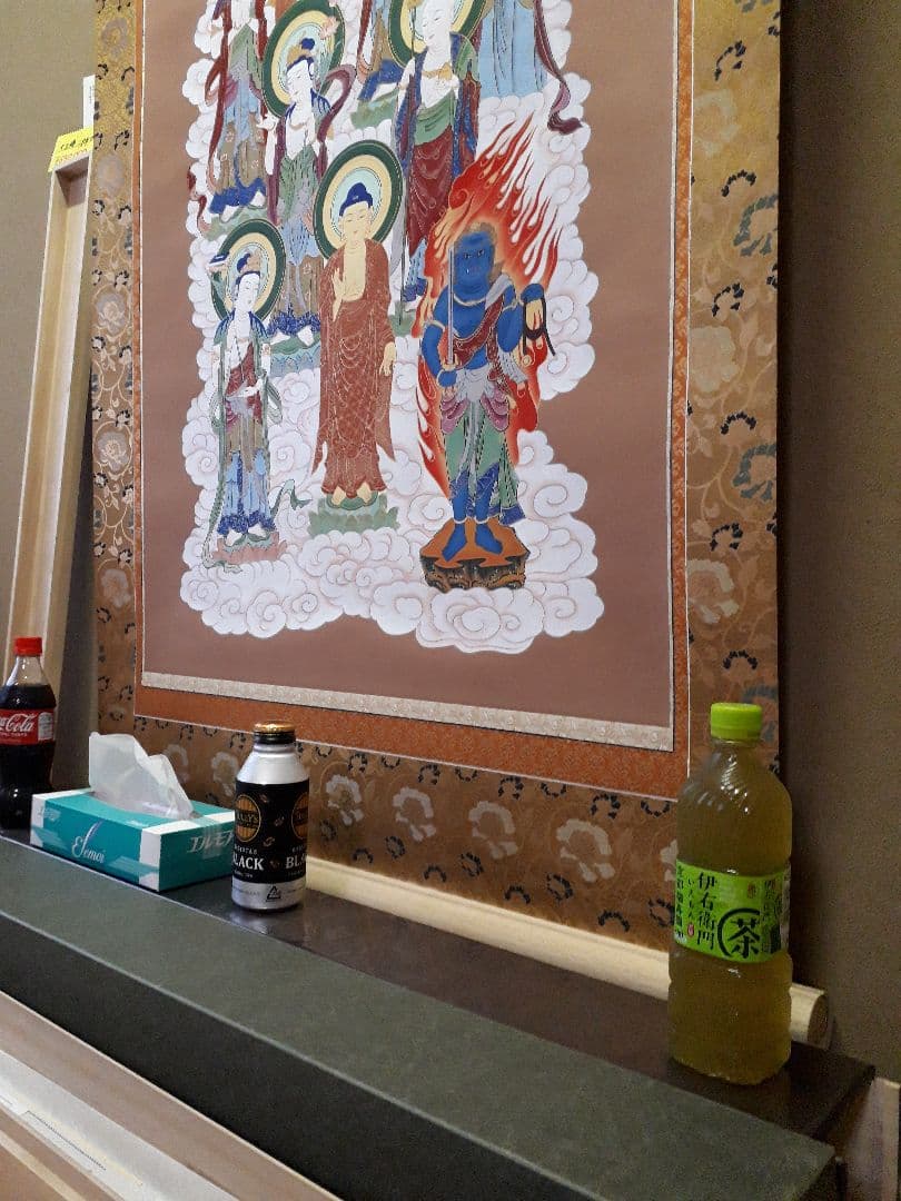 み*る様 ‼️大幅 ‼️ 十三佛　仏画　加藤清人　2尺5寸