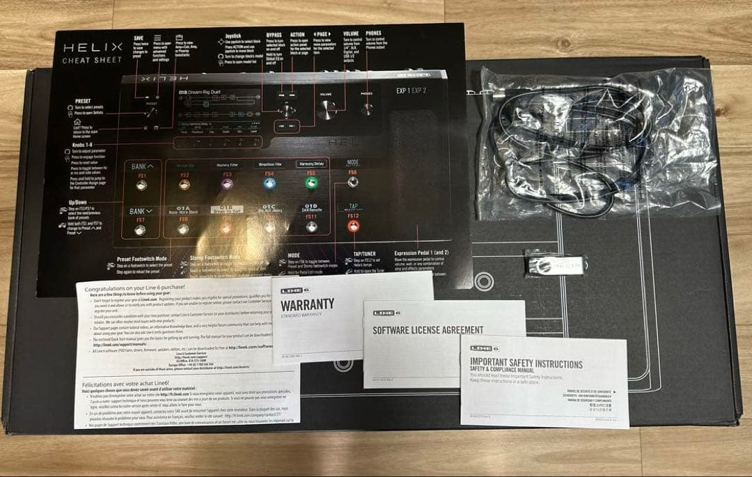 美品 Line6 Helix Floor マルチエフェクター