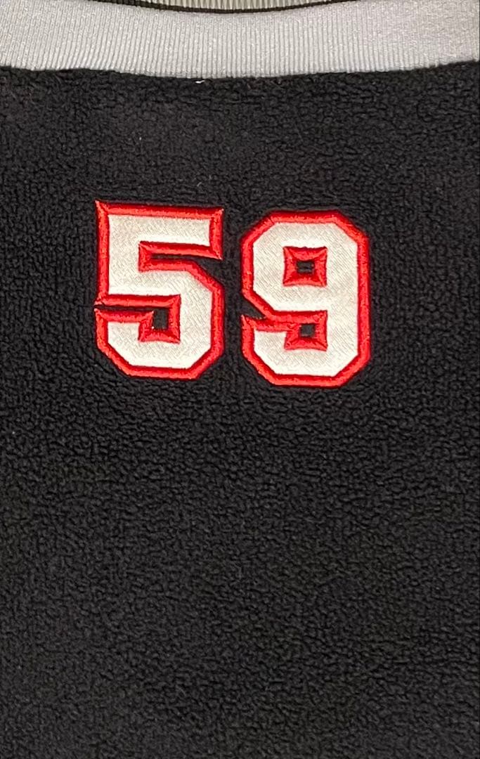 千葉ロッテマリーンズ フリース 支給品 実使用 細谷圭 サイズXO 刺繍