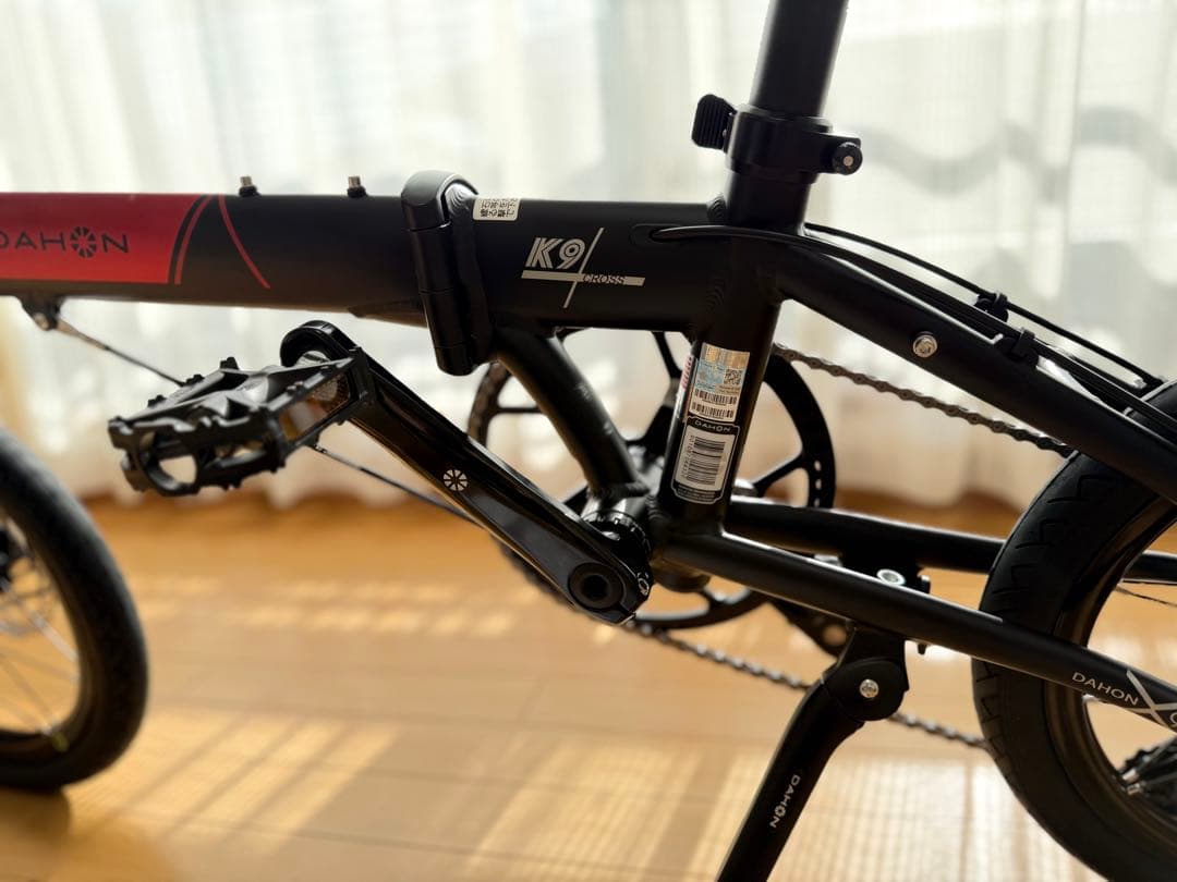 ⭐️希少レッド 新品未使用✨DAHON K9X レッド 16インチ 輪行袋付
