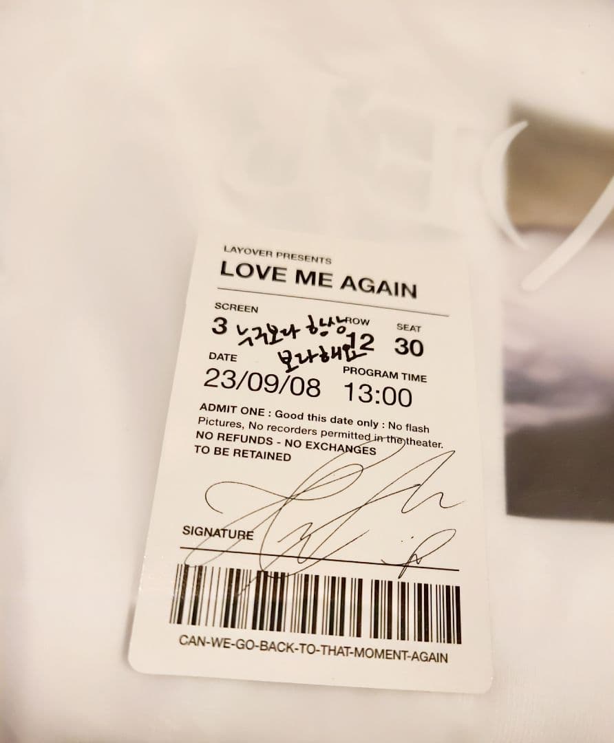 新品未使用 BTS V Layover テテ ヨンタン Tシャツ トレカ　おまけ