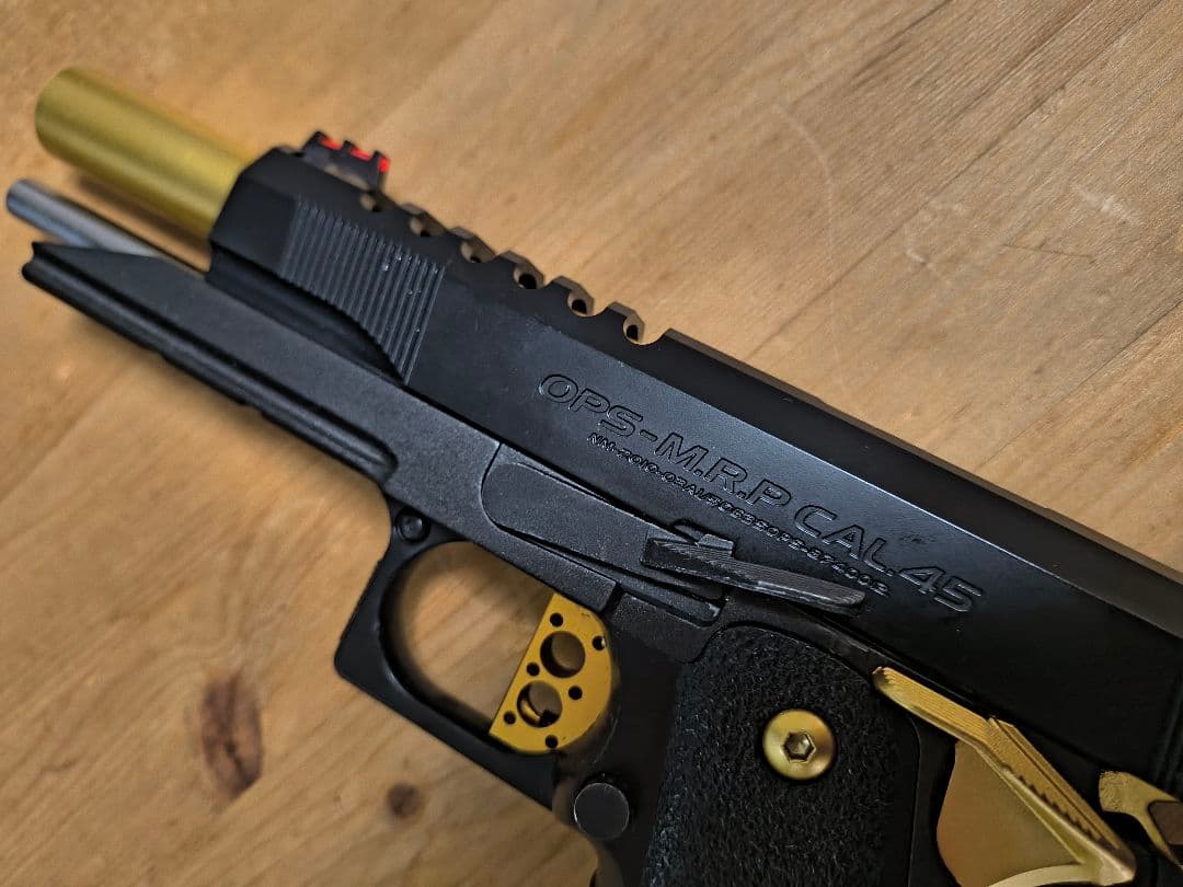 東京マルイ　ハイキャパ(HI-CAPA)ゴールドマッチカスタム　マガジン×2