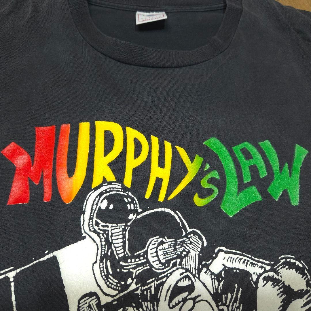 90sDELTA　MurphysLaw　ビッグプリントTシャツ　マーフィーズロウ