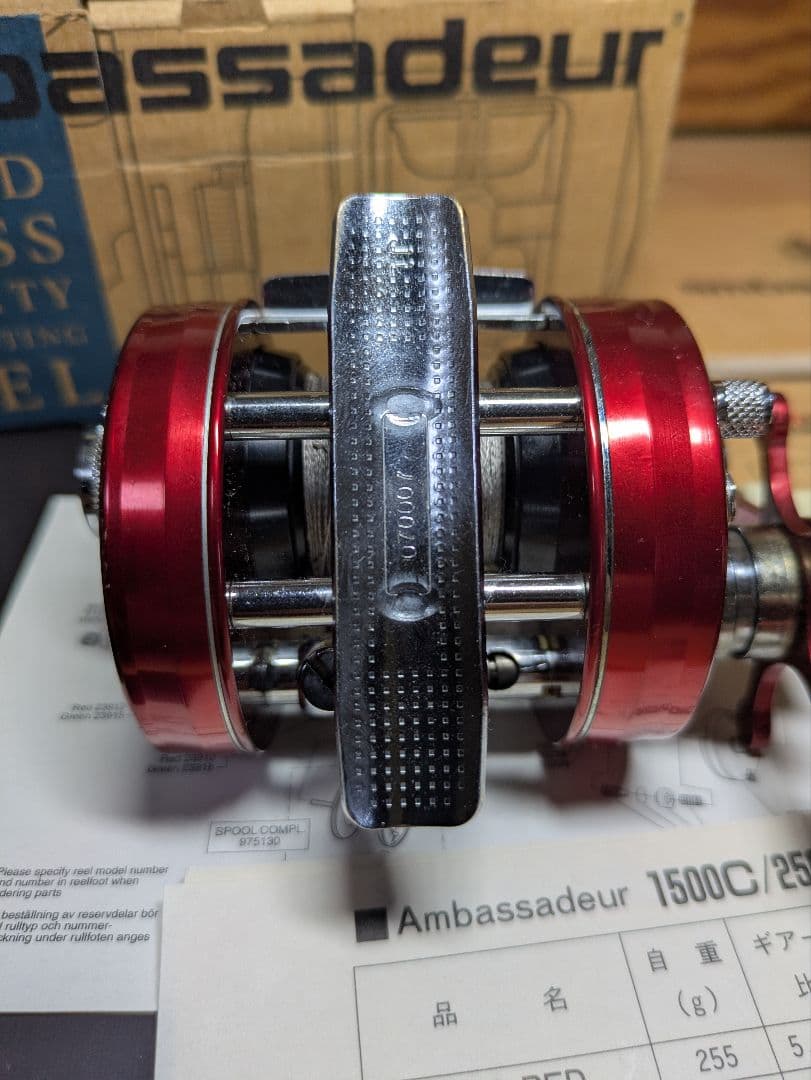 リール Abu Garcia Ambassadeur 2500C red