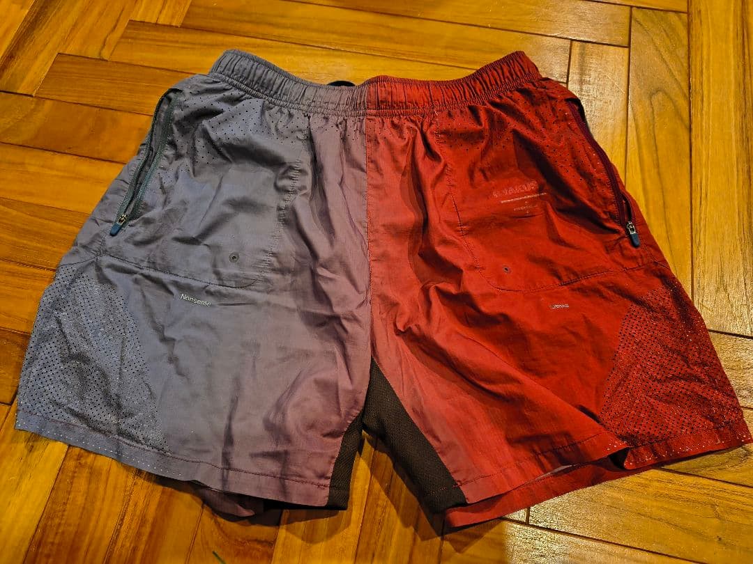 c*m様 GYAKUSOU ナイキ　ランニングショーツ レッド/グレー