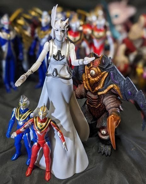 ウルトラマンガイア＆登場怪獣・宇宙人（バンダイ）ソフビフィギュア26体セット＋2