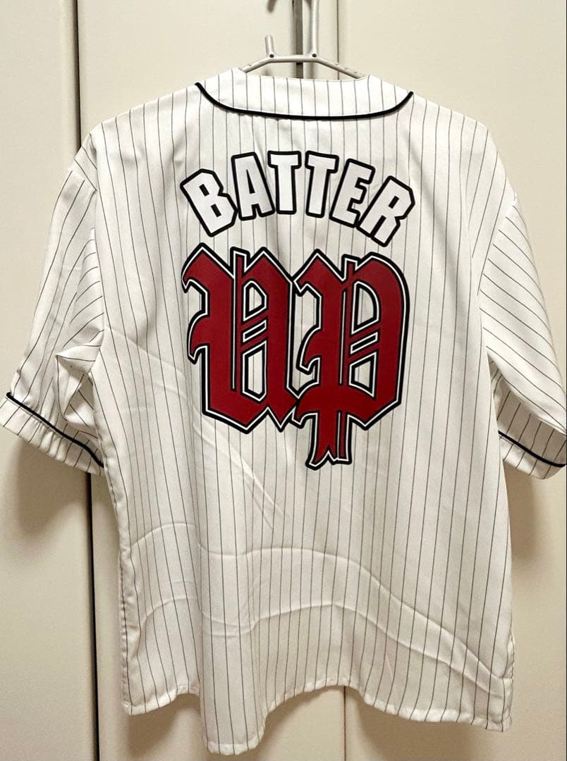 BABY MONSTER ベースボールシャツ　WHITE Mサイズ