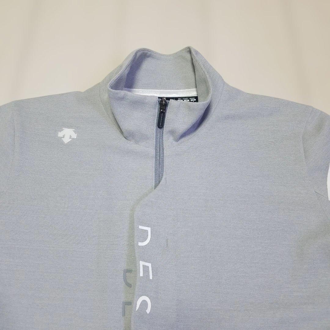 【入手困難】デサントゴルフ ロゴプリントジャージー ジャケット M グレー