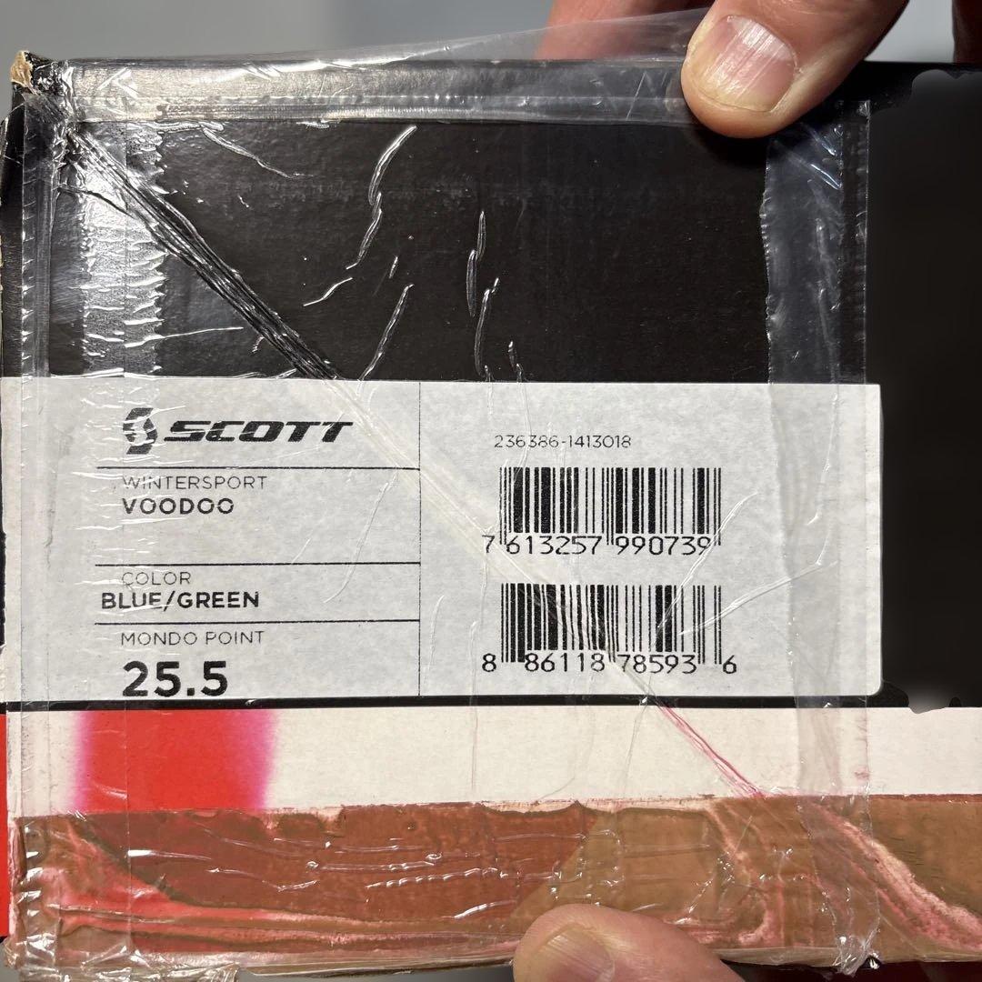 SCOTT スキー ブーツ 青/黄 テレマークブーツ