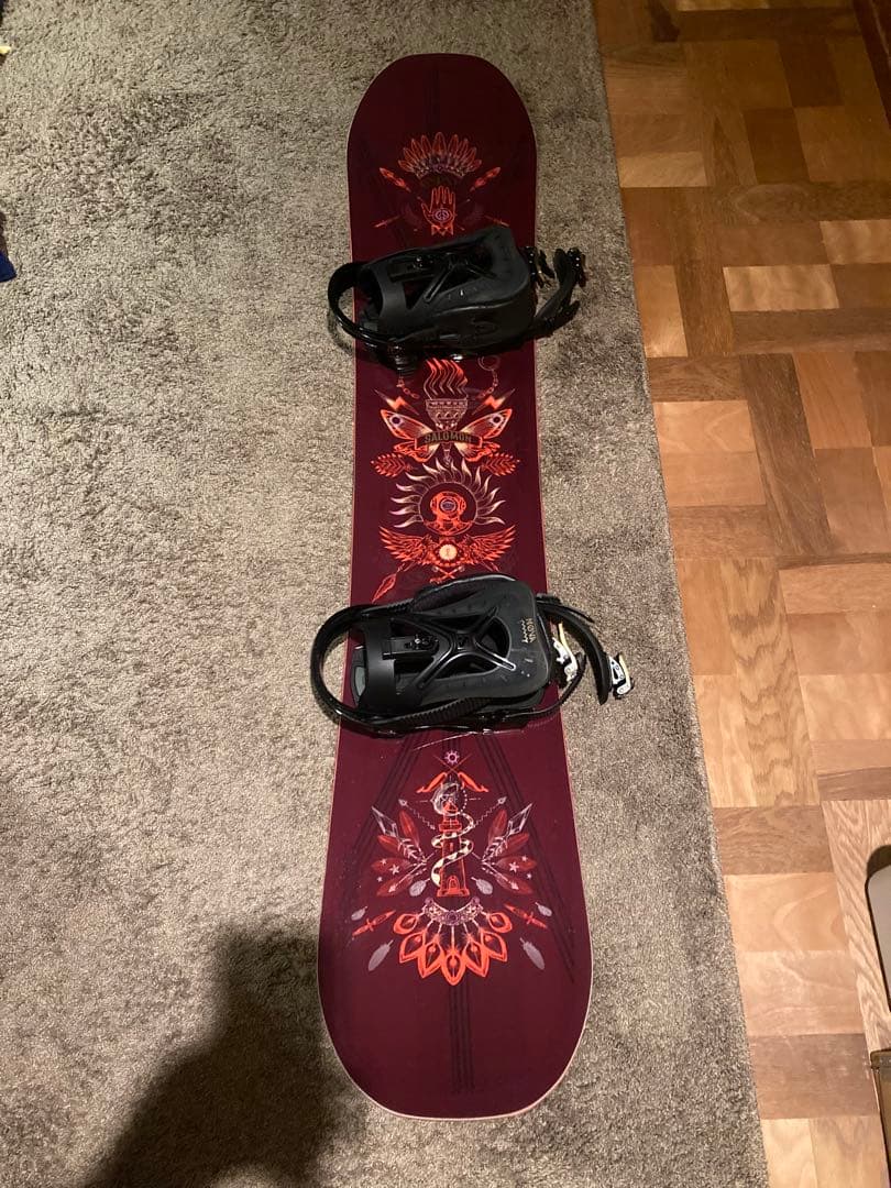 スノーボード 2点セットSALOMON GYPSY143 +NOVA