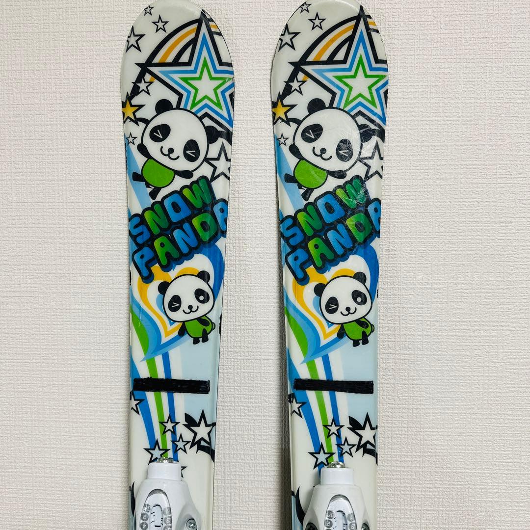 SWALLOW PANDAキッズスキー板　ストックセット 100cm パンダ