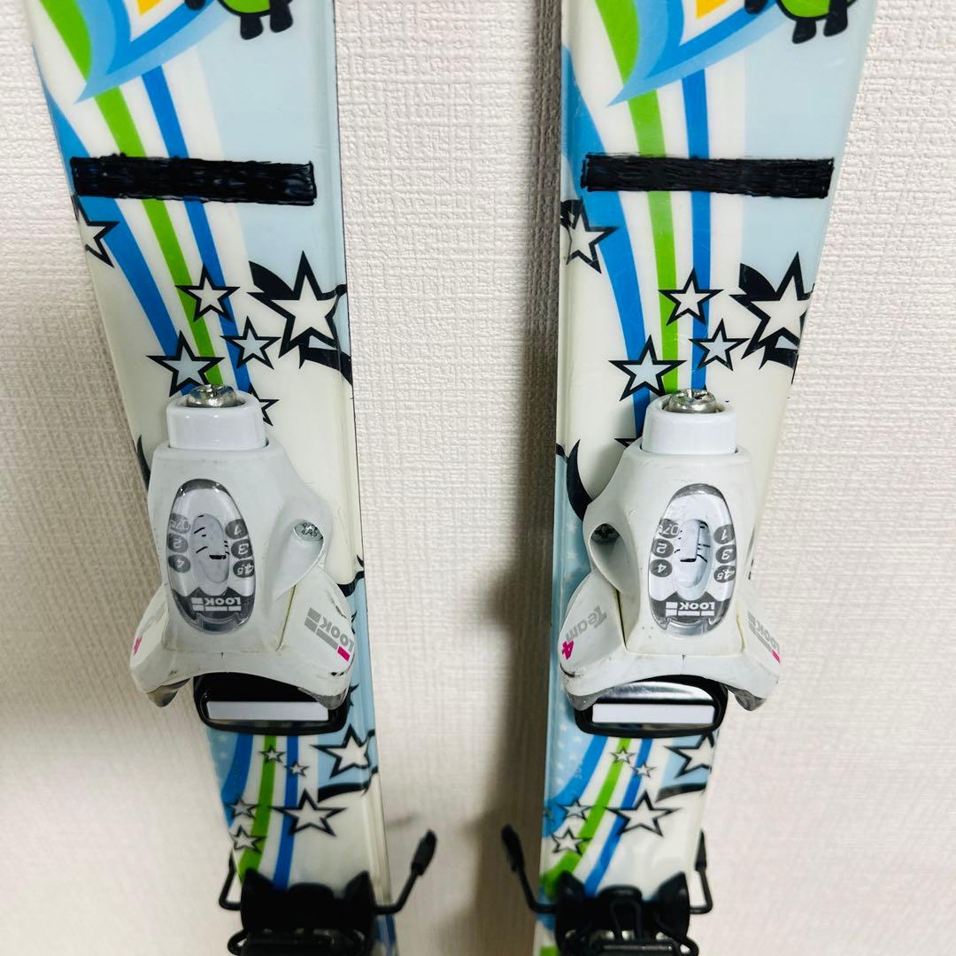 SWALLOW PANDAキッズスキー板　ストックセット 100cm パンダ