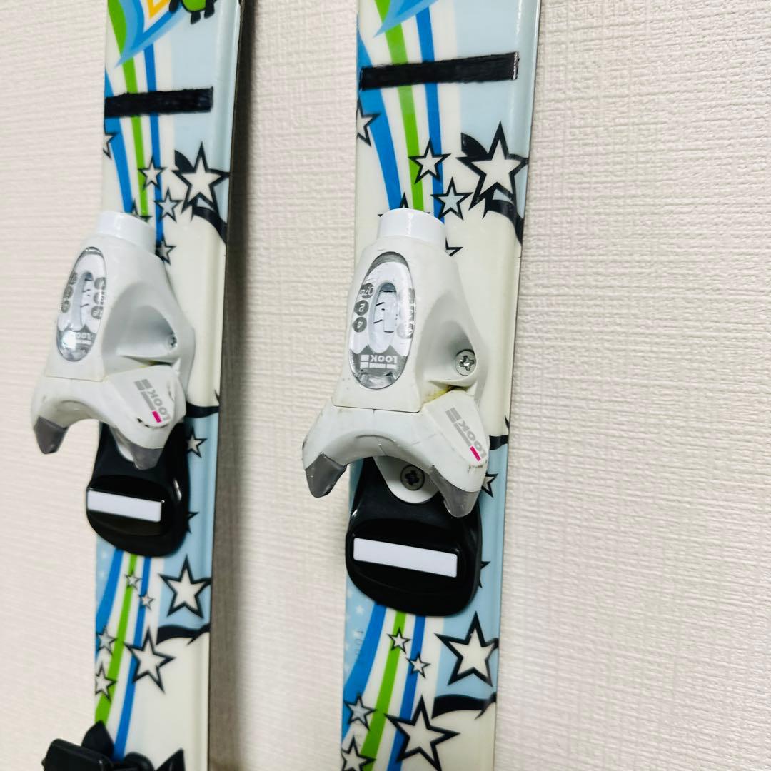 SWALLOW PANDAキッズスキー板　ストックセット 100cm パンダ