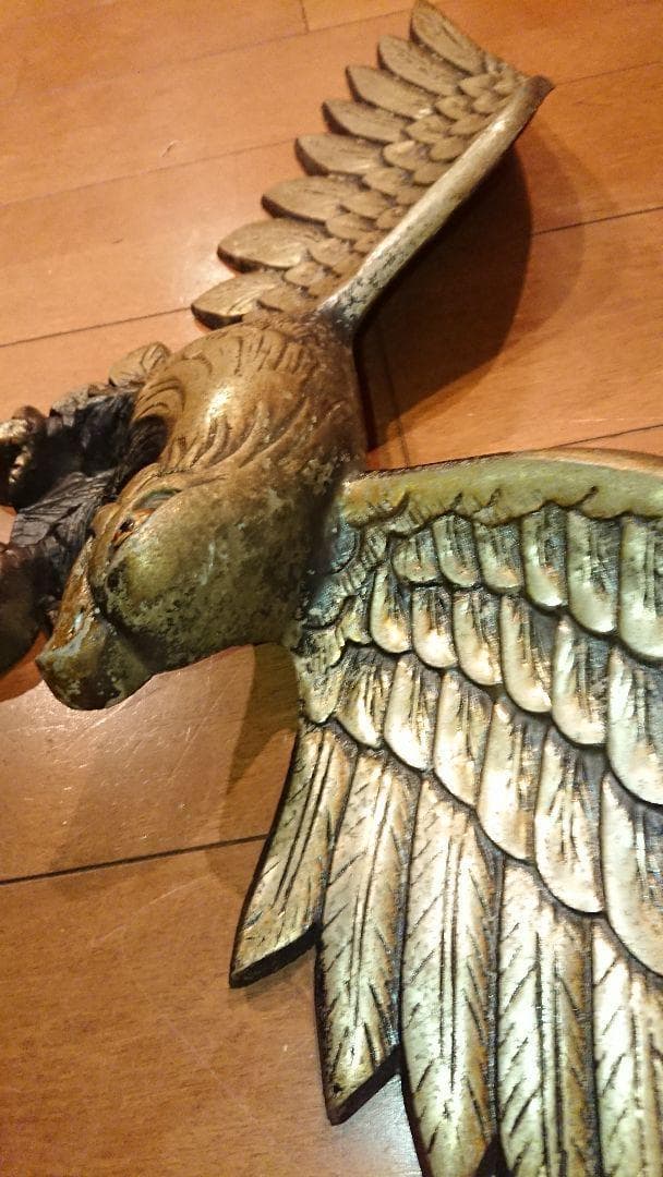 激レア 特大 94cm イーグル 鷲 レリーフ 壁掛け ビンテージ デコトラにも