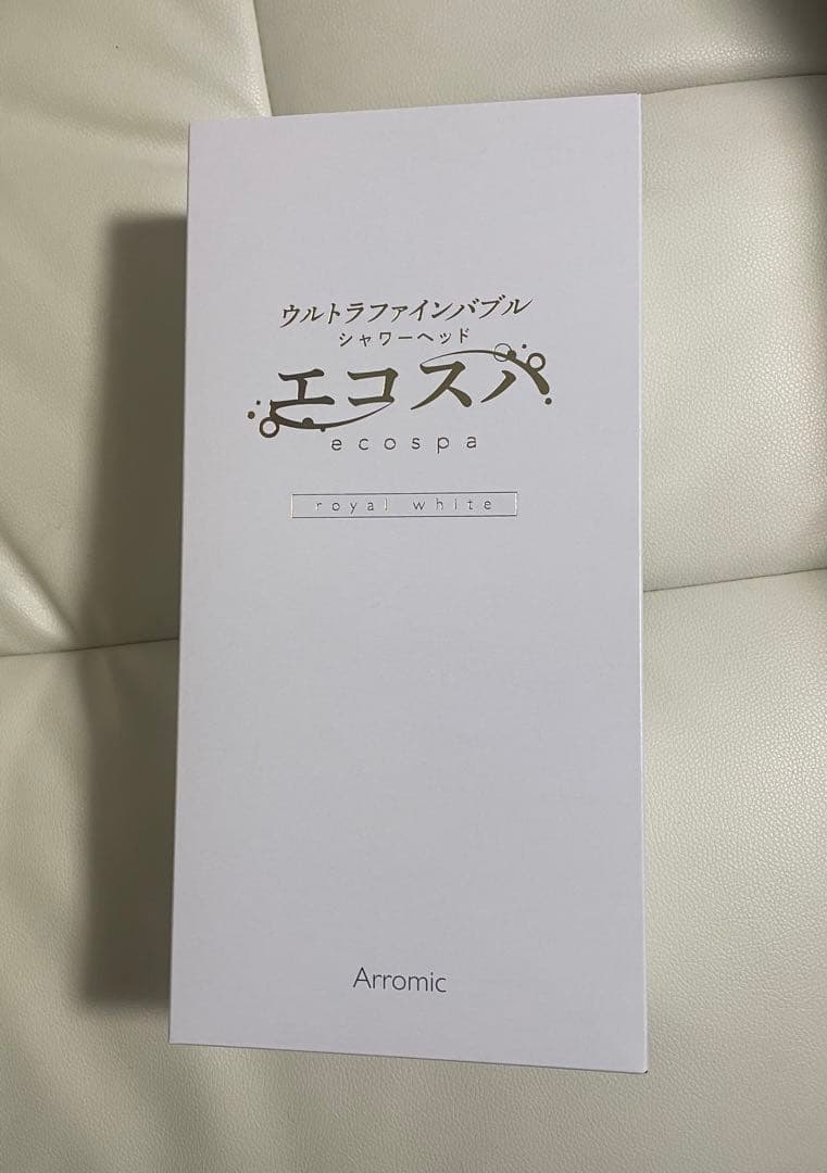 エコスパ★ウルトラファインバブルシャワーヘッド ★ナノバブル★ロイヤルホワイト