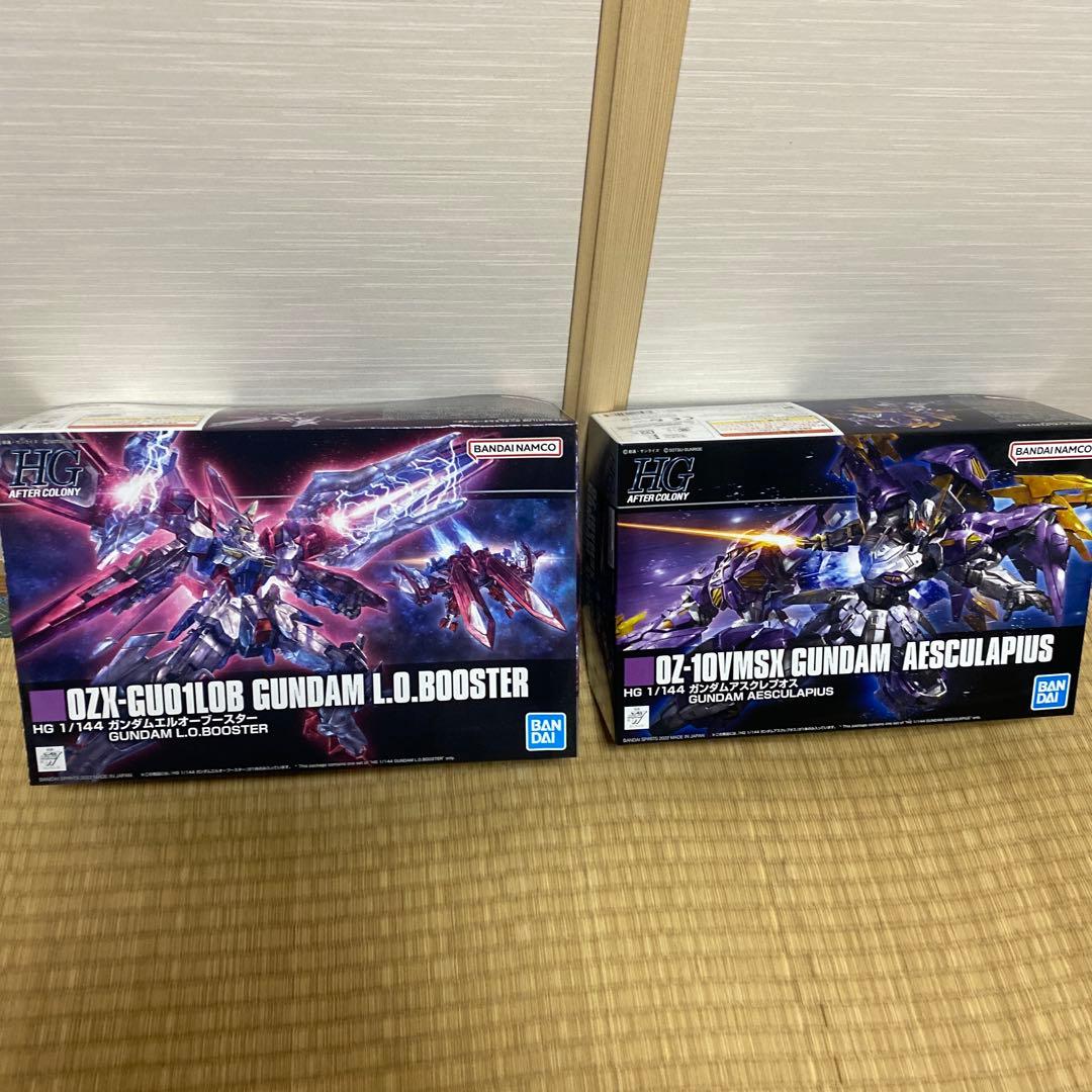 HG 1/144 ガンダムエルオーブースター+アスクレプオスセット