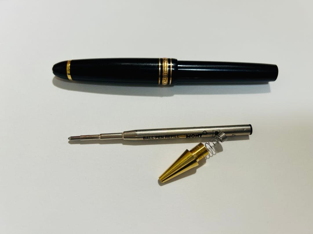 ☆モンブラン ボールペン マイスターシュテュック 黒 刻印あり