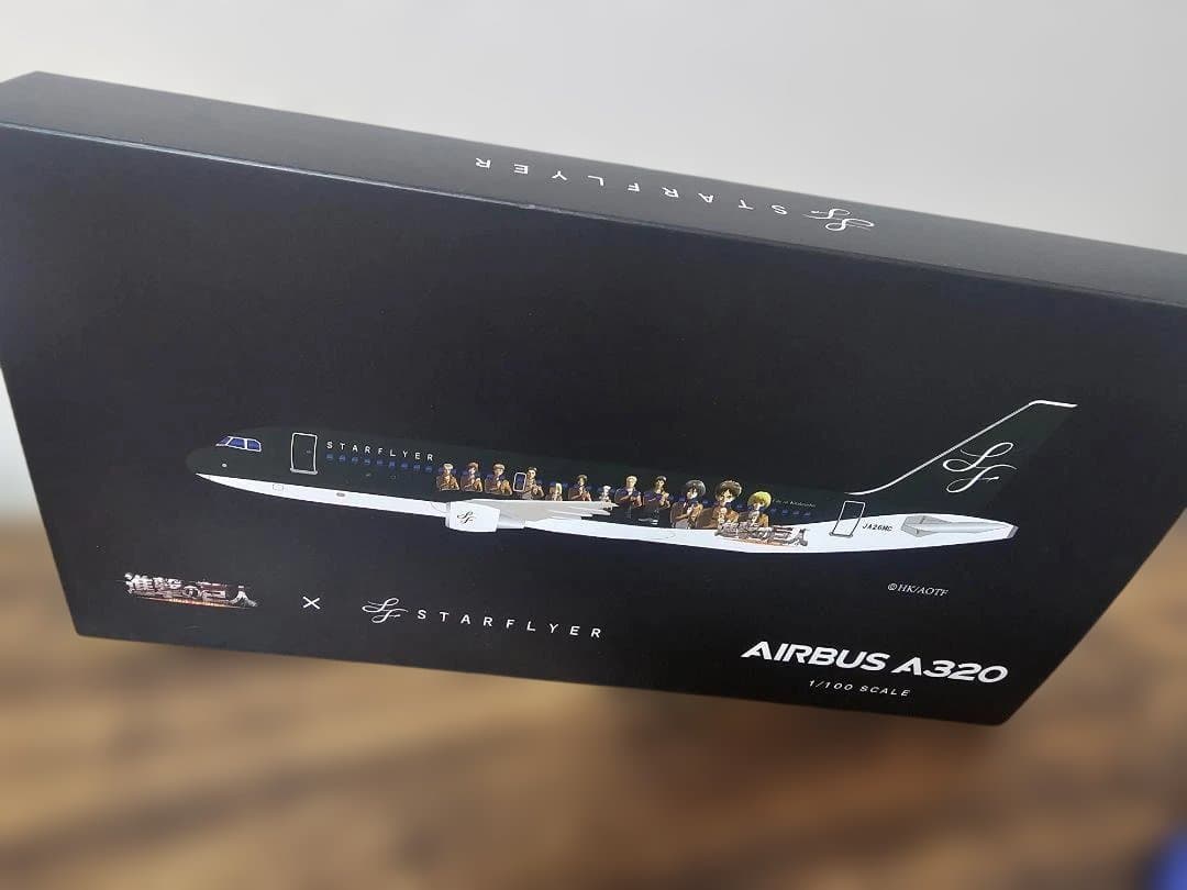 進撃の巨人コラボ STARFLYER Airbus A320 1/100