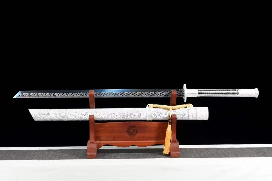 『白龍唐横刀』 古兵器 武具　刀装具　日本刀　模造刀 居合刀 長尺