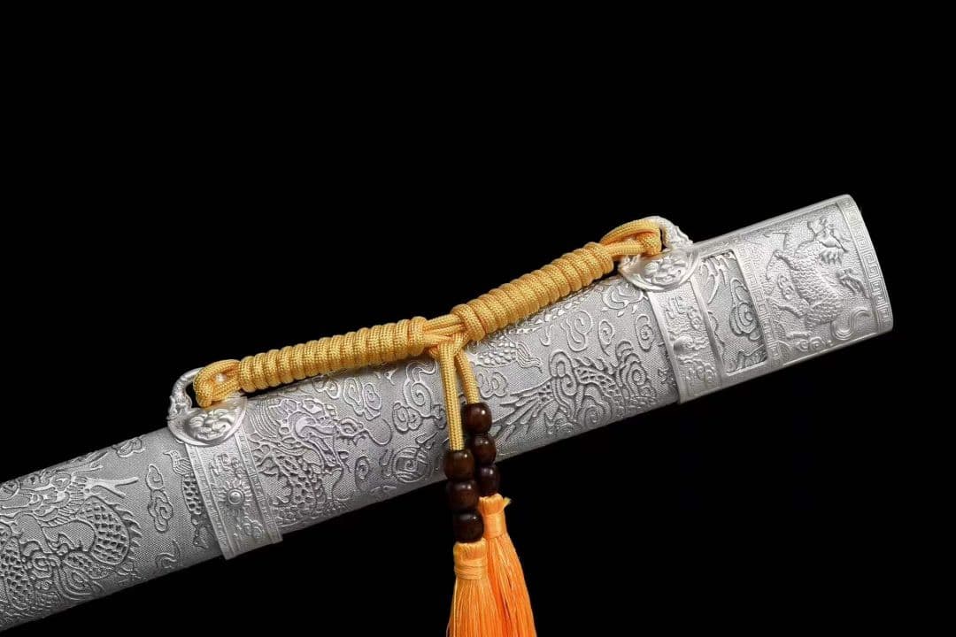 『白龍唐横刀』 古兵器 武具　刀装具　日本刀　模造刀 居合刀 長尺