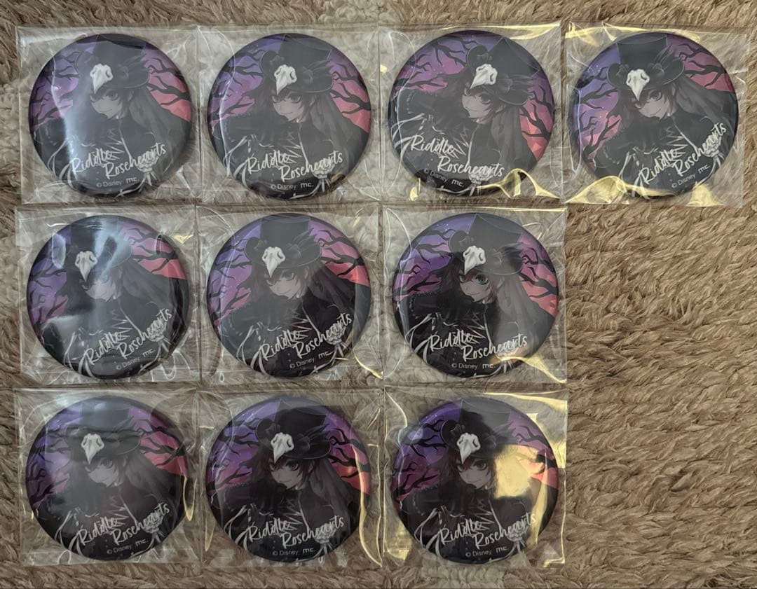 ツイステ　スケアリー　アニメイト限定　缶バッジ　リドル