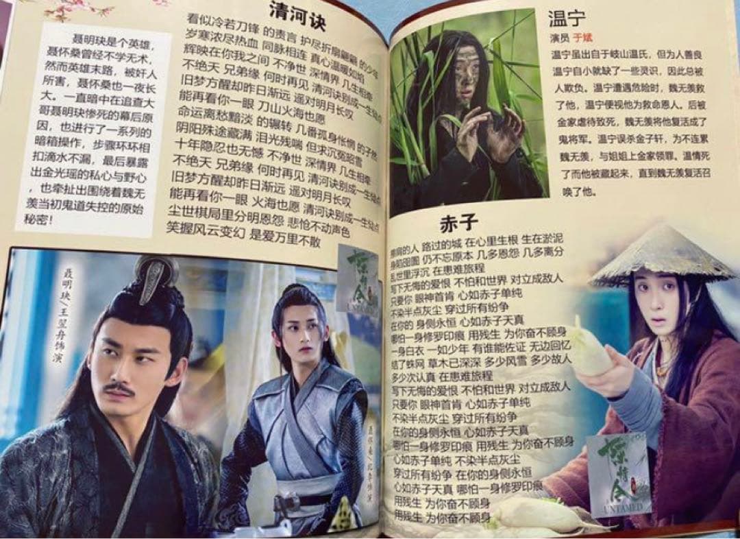 陳情令　肖戦　王一博【陳情未絶】全員集合写真集　珍蔵版