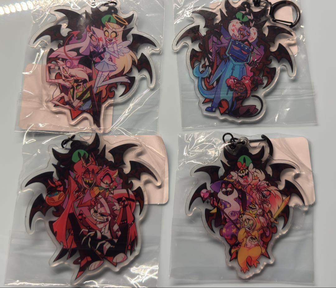 ハズビンホテル ハロウィン アクリルキーホルダー プロモ ステッカー