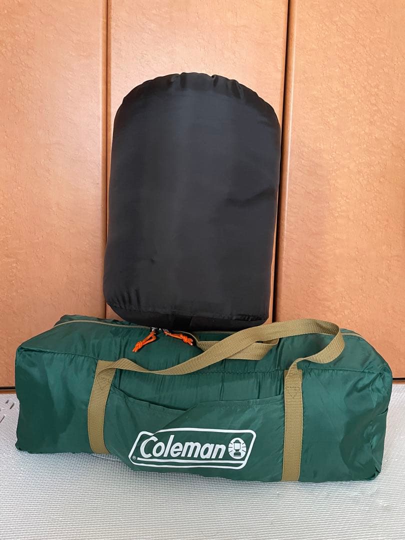 『引き取り限定』Coleman テント　シュラフ　セット　一度使用
