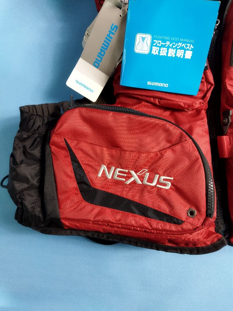 シマノ　SHIMANO NEXUS ライフジャケット レッド