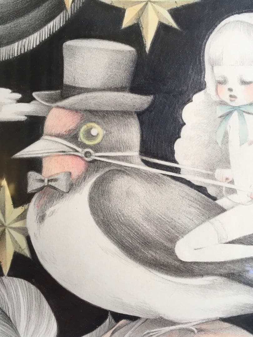 黒木こずゑ　原画　親指姫