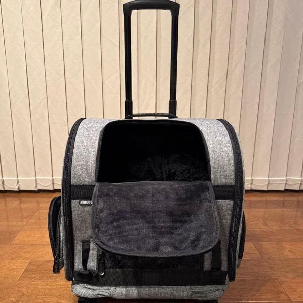 エアバギー　フィット　ペットキャリー キャスター付き グレー美品