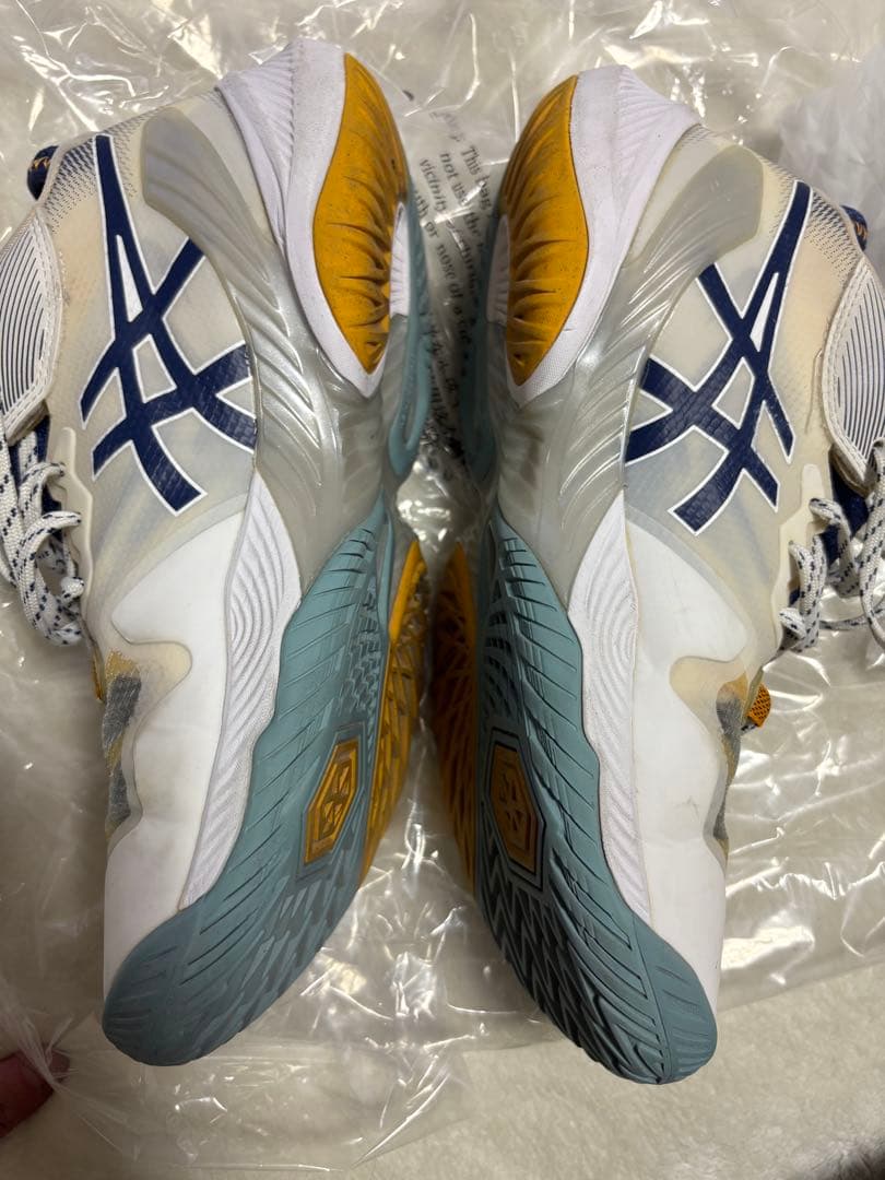 ASICS バレーボールシューズ 27cm RISE メタライズ