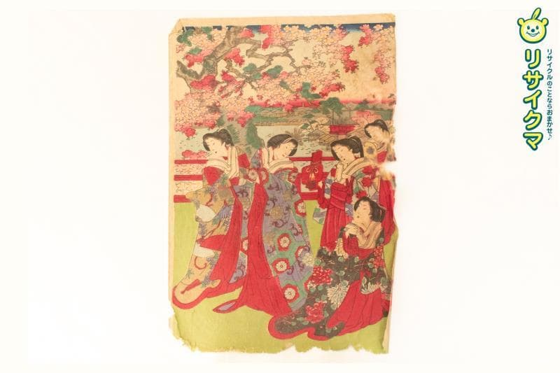 M▽楊州周延 上野清水ヨリ向ケ岡眺望ノ図 木版画 浮世絵 錦絵 (211)