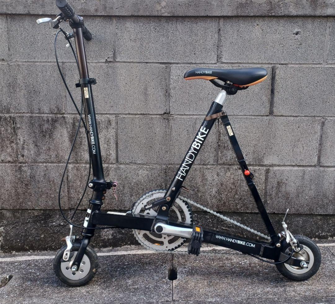 【中古】HANDY BIKE 折りたたみ自転車 ブラック