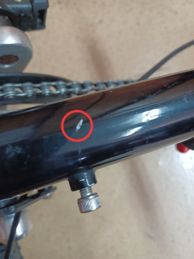 【中古】HANDY BIKE 折りたたみ自転車 ブラック