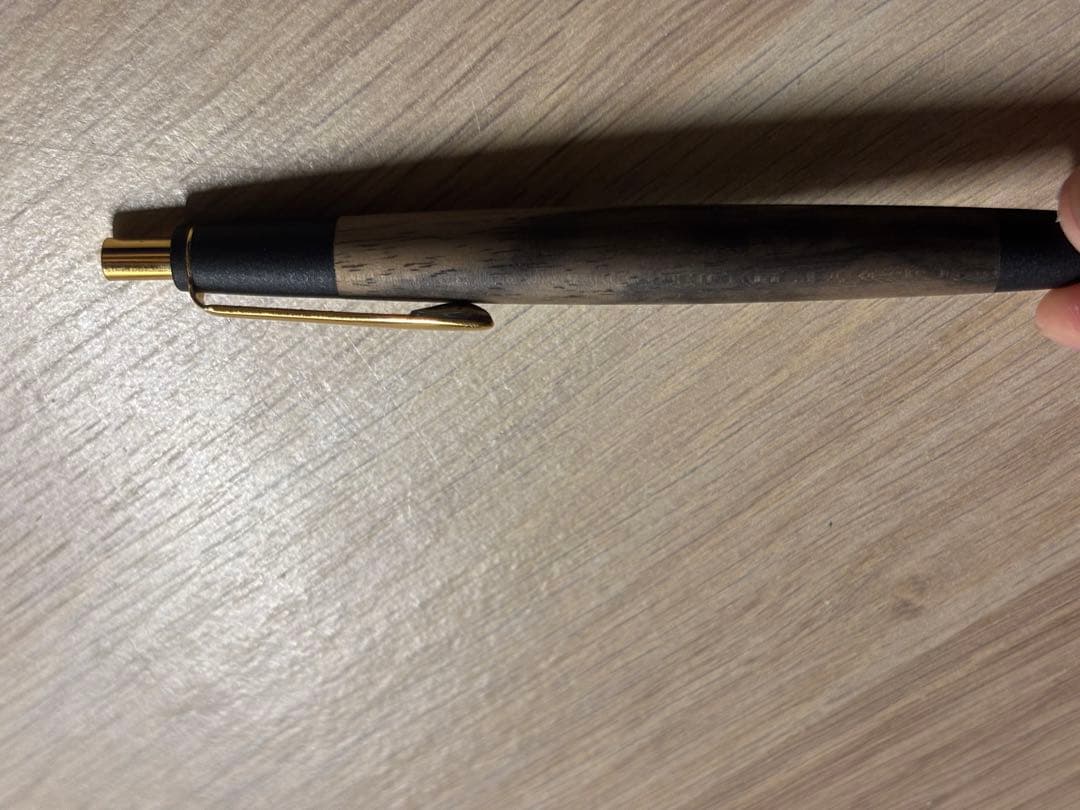 ボナンペン　普通黒柿軸　0.5mmシャープペンシル