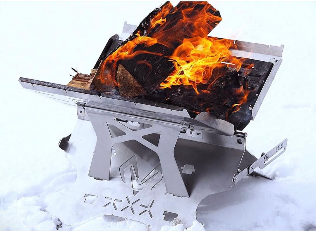 バーベキュー・調理用品 GOZEL BUTTERFLY FIRE STAND