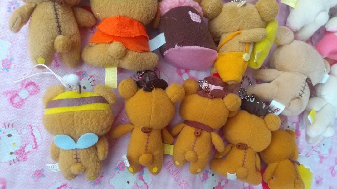 リラックマ　コリラックマ　キイロイトリ　マスコットキーチェーン　ぬいぐるみ