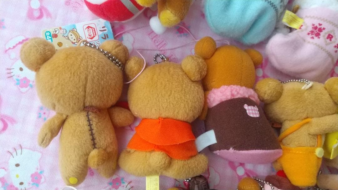 リラックマ　コリラックマ　キイロイトリ　マスコットキーチェーン　ぬいぐるみ