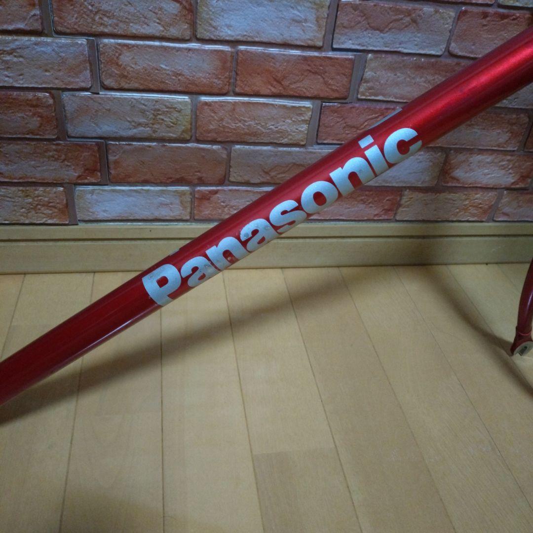 大きめ！競輪NJS認定　Panasonic ピストフレーム レッド