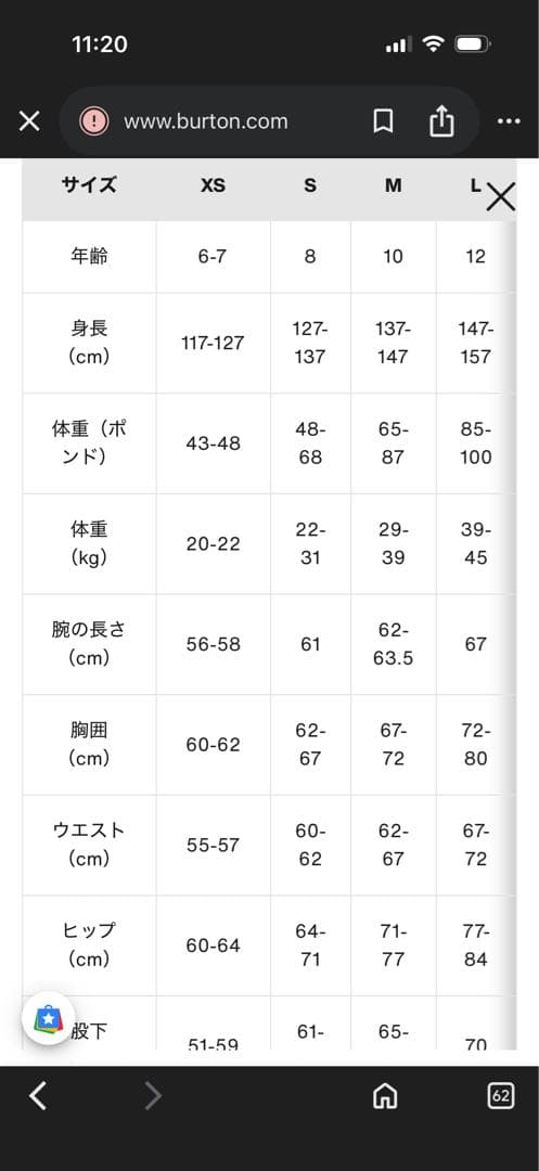バートン キッズ ウェア Sサイズ 新品未使用 スキースノーボードウェア