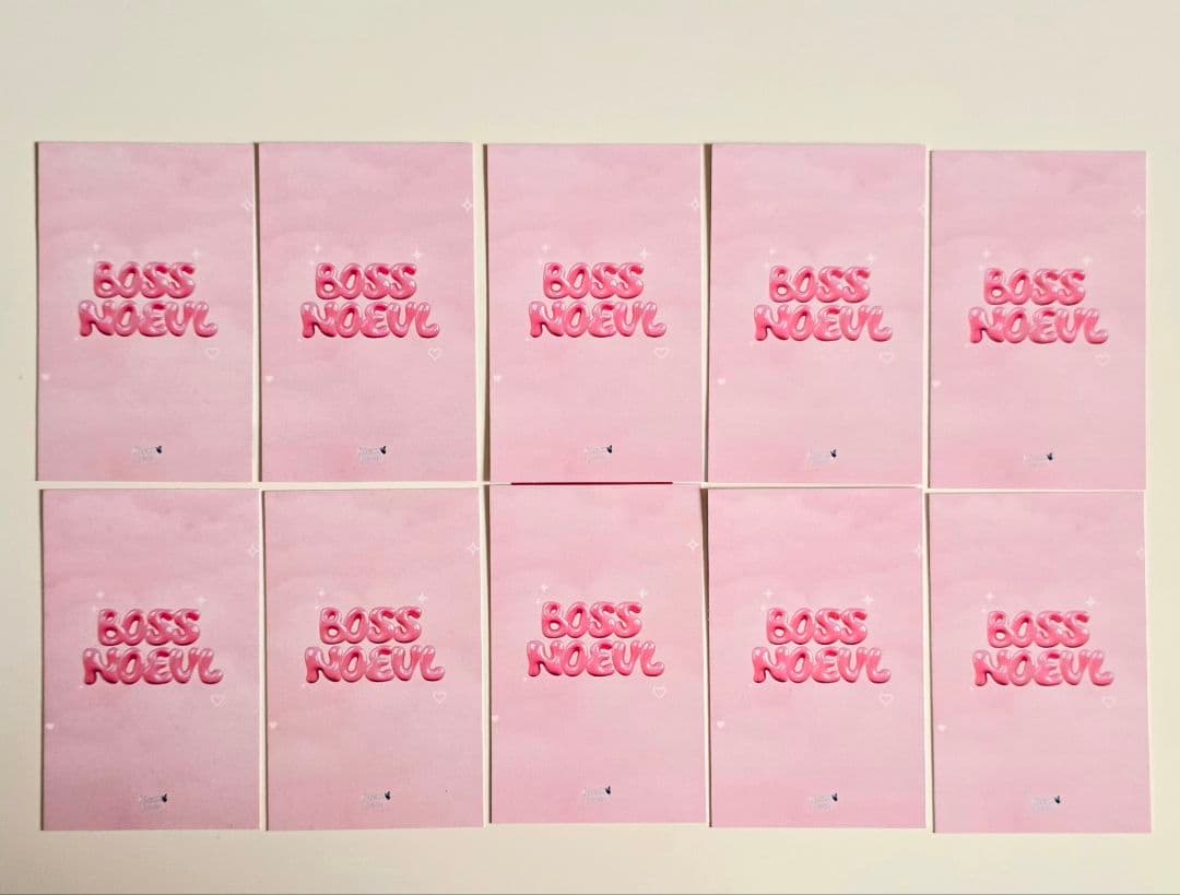 BossNoeul 1st サイン会 Fansign set