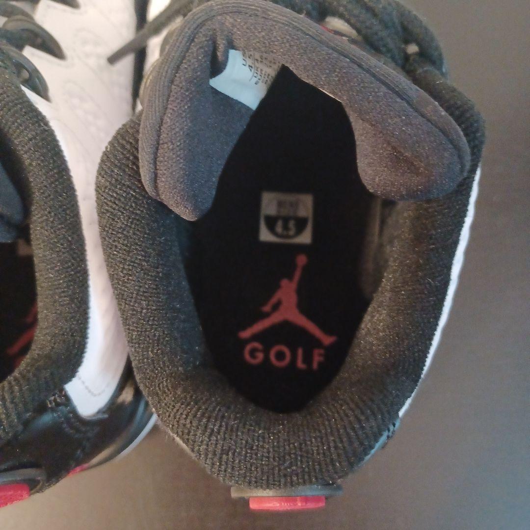 新品未使用 23.5cm ナイキ エアジョーダン9 ゴルフ ホワイト/ブラック