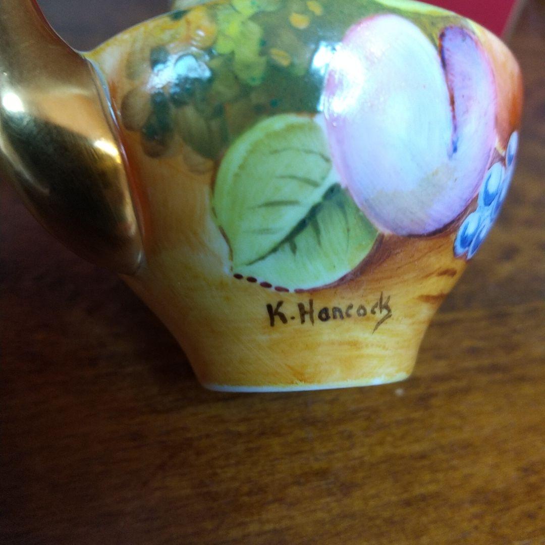 英国 Caverswall 手描きミニチュアティーポット