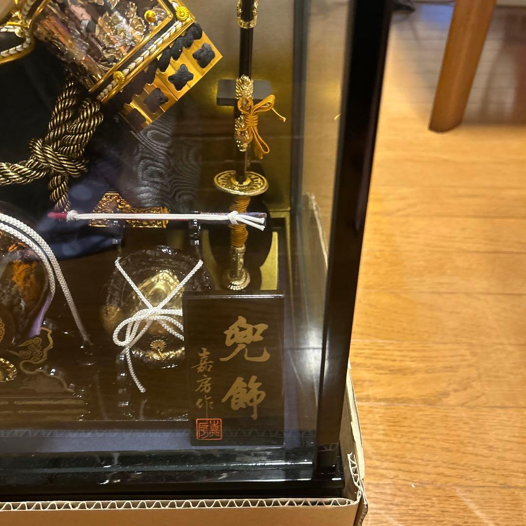 兜飾り ガラスケース付き