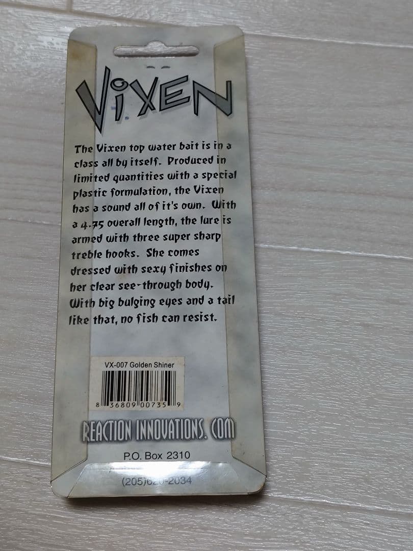 Reaction Innovations Vixen ゴールデンシャイナー